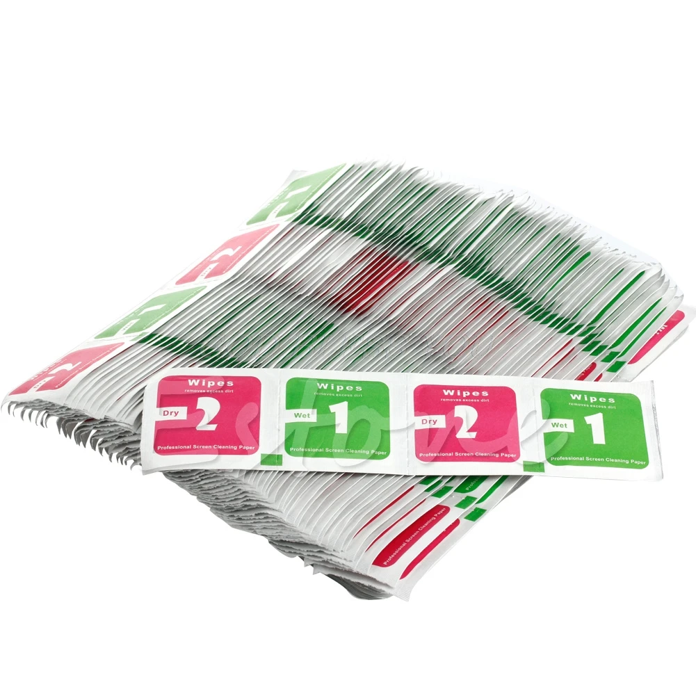 400xCamera Lens Phone LCD Screen Dust Removal Dry Wet Cleaning Cloth Paper Wipes Drop Shipping | Электроника