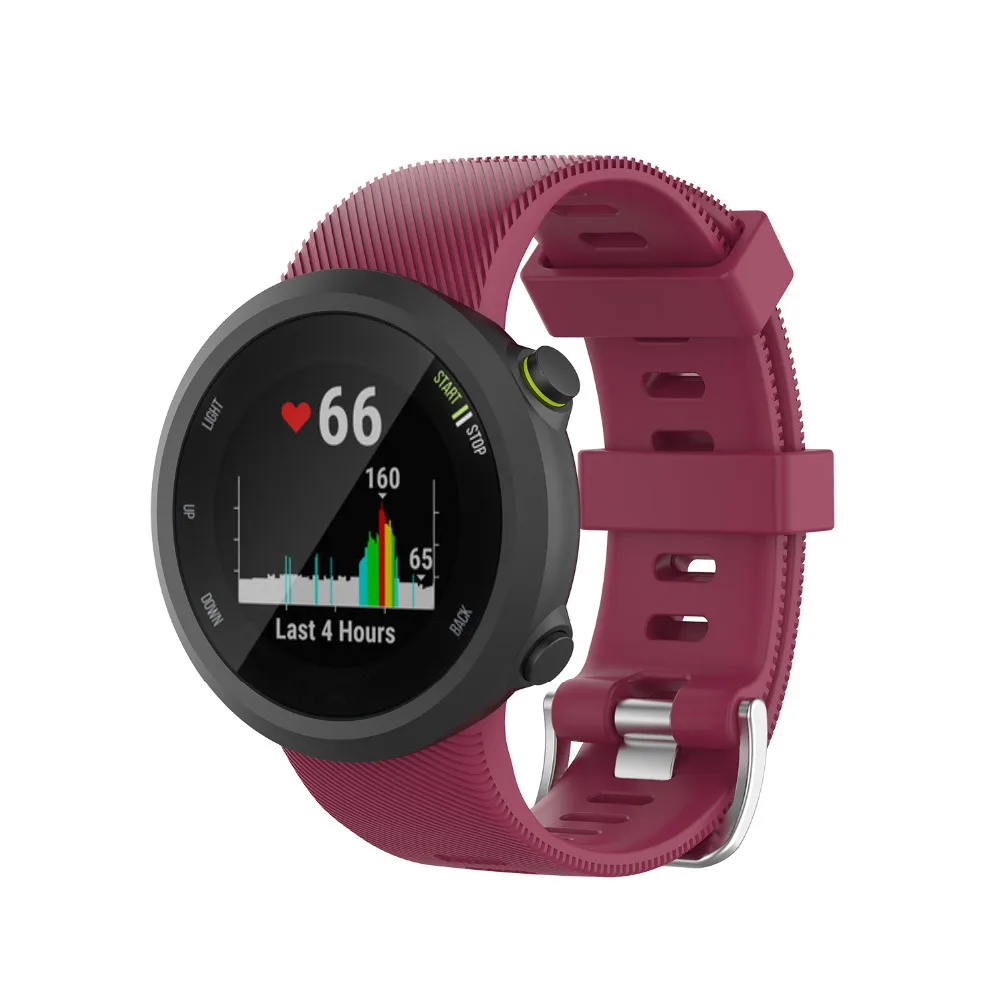 Силиконовый браслет для Garmin Forerunner 45 S, спортивный сменный ремешок для часов Garmin Forerunner 45, умный ремешок для часов