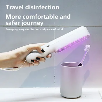 

Portable UV Sanitizer Hand Wand LED Sterilize UV-C Light Germicidal UV Lamp Home Handheld Disinfection кварцевая лампа #GH