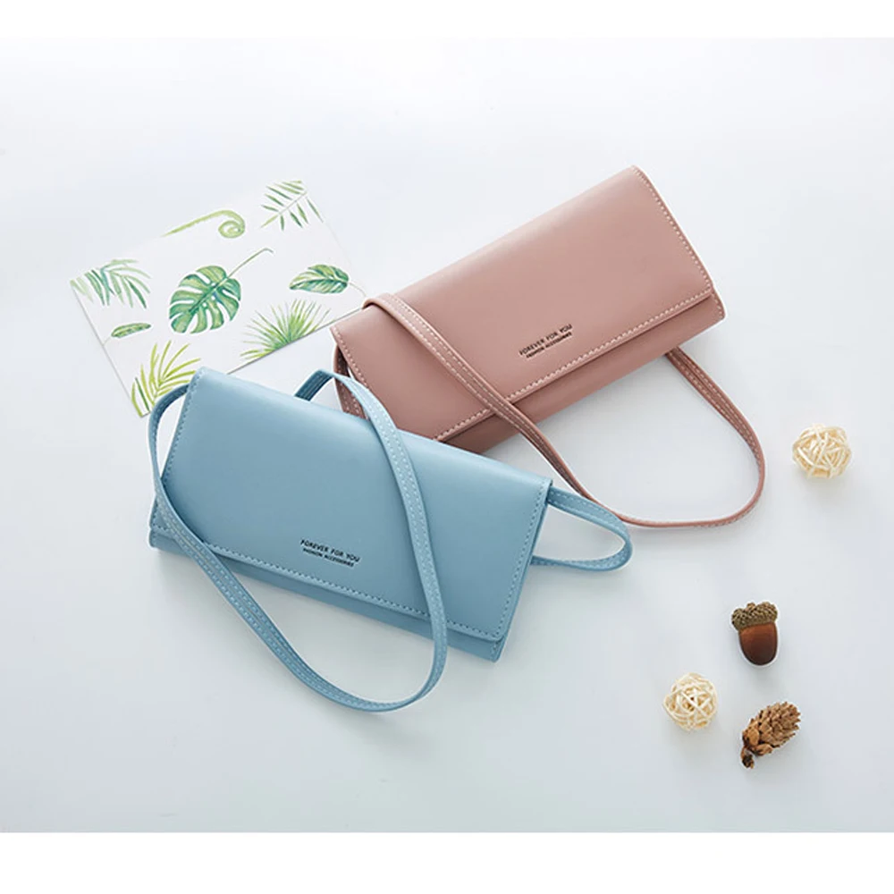 

Multifunctional ladies shoulder bag Stylish minimalist wallet Large capacity detachable shoulder strap Messenger bag 2019 New