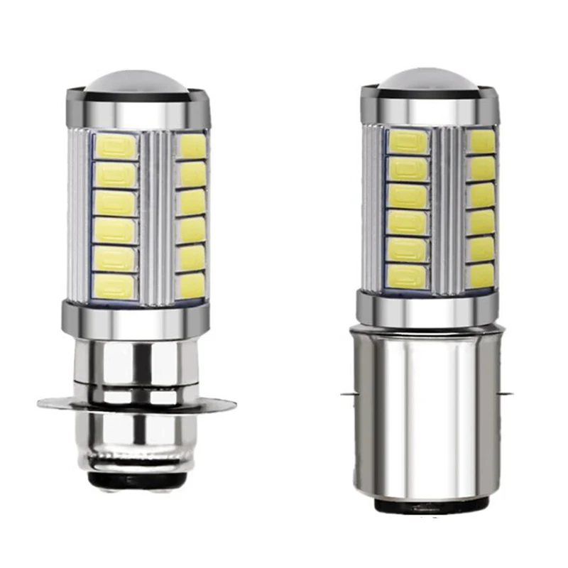 1 шт. PX15D P15D 33 SMD H6M светодиодный Ba20d 5630 туман светильник лампы 12V мотоциклов