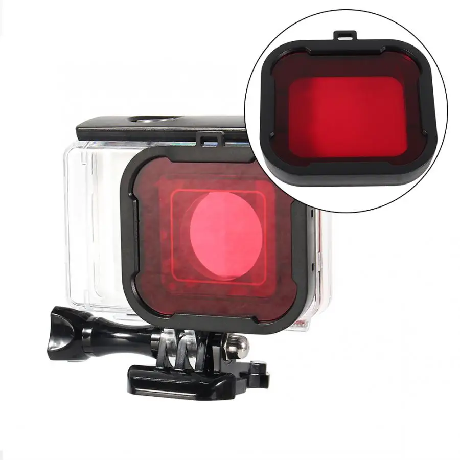 

Camera Square Mirror Cover UV Filter Diving Protective Lens camera len filter For Xiaomi Yi 2 4k Action Camera