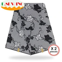 Африканская восковая ткань с принтом Анкара для шитья Анкара африканская ткань 12 ярдов нигерийская хлопковая ткань Гана для платья 9021