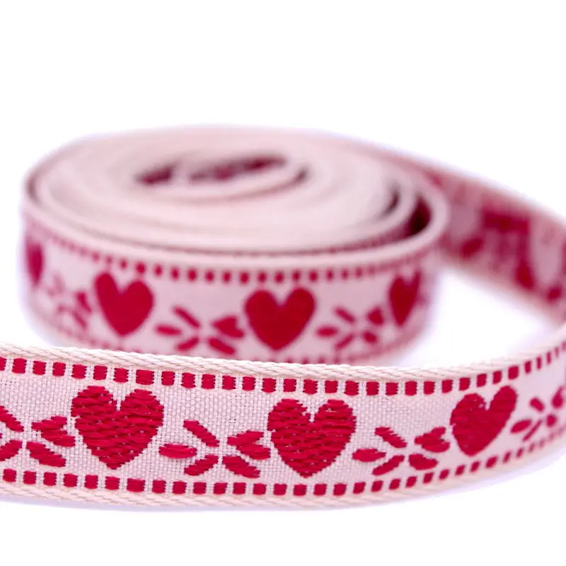 

16mm width 5yard/lot Ethnic Embroidered Jacquard Ribbons Trim DIY For Decoration Handcraft Apparel Sewing Headwear earrings