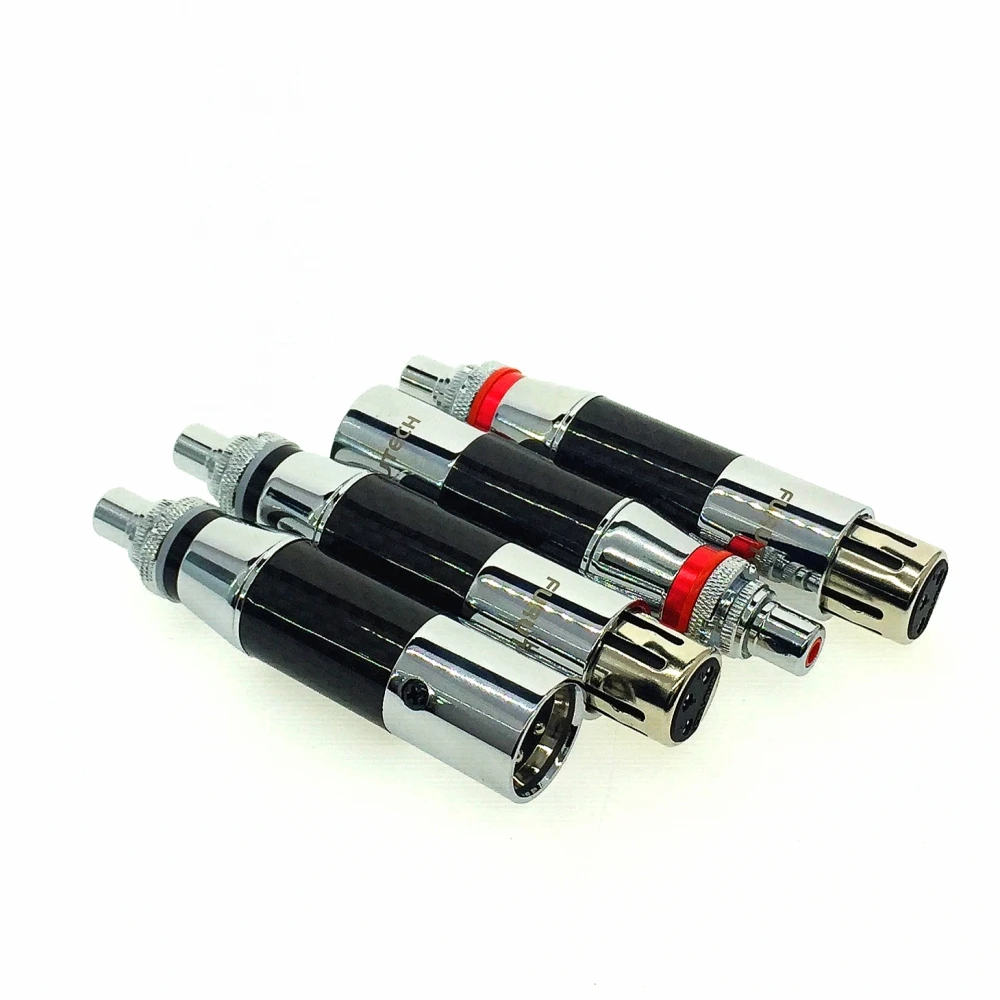 Cabo de Soquete Hifi Furutech com Soquete Fêmea e Macho de Strass para Rca e Fêmea