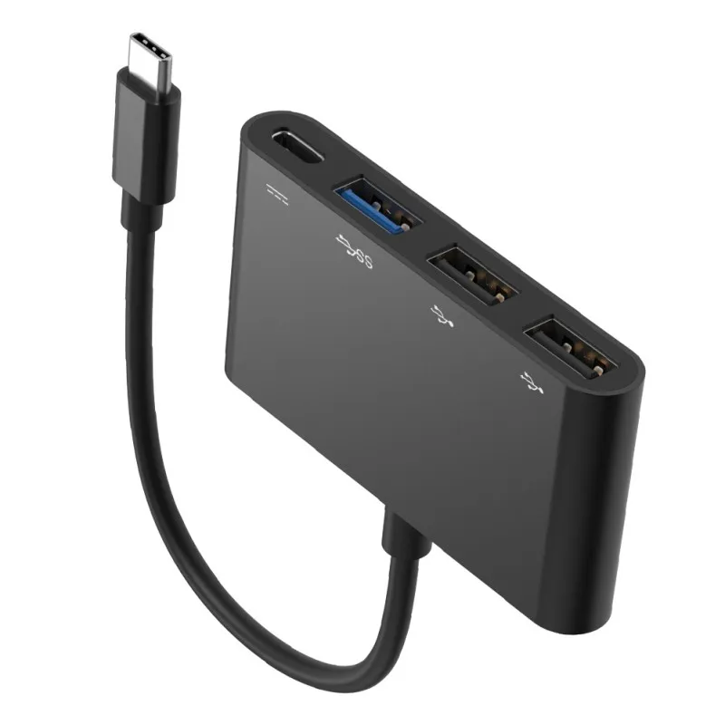 Алюминиевая заглушка и воспроизведение типа с к USB хаб-конвертер типа c к USB2.0+ USB3.0 концентратор+ PD конвертер для MacBook