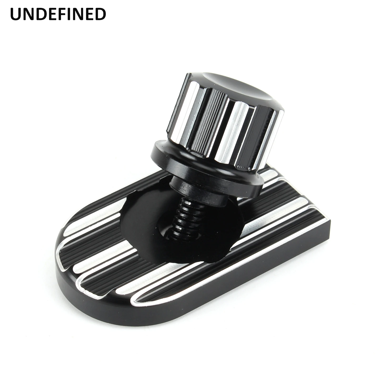 Kit Bulloni Fissaggio Sedile Moto - CNC Alluminio Billet Nero | 6 Mm | Per Harley Davidson