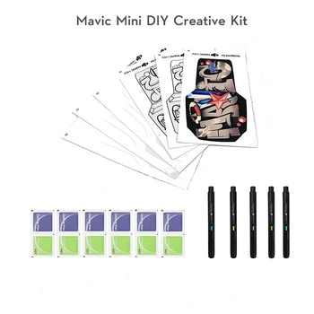 

Mavic Mini DIY Creative Kit Includes blank shell stickers and colorful markers that allow users to personalize their Mavic Mini.