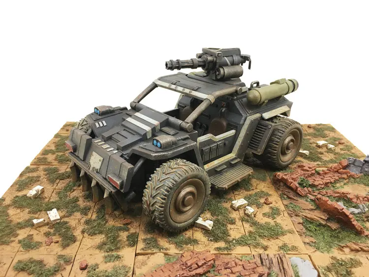 1/25 JOYTOY mecha RHINOCEROS Скаут автомобиль и UNSC девятый Легион солдат фигурка