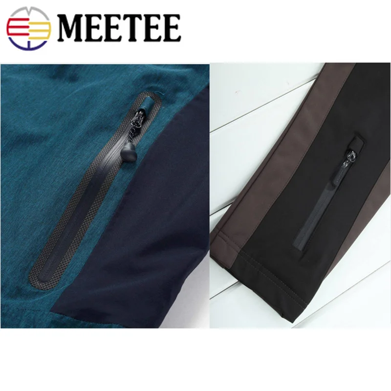 Meetee 2 метра 3 #5 # невидимая обратная нейлоновая катушка водонепроницаемая молния