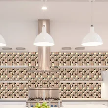 MSC019 импортные товары Горячая стерео мозаичная креативная плитка стикер s украшение дома DIY водонепроницаемый стикер стены пол стикер s