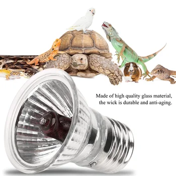 

Turtle Basking UV Light Bulbs Heating Lamp UVA UVB Reptile Lamp Bulb Amphibians Lizards Temperature Controller 25W 50W 100W