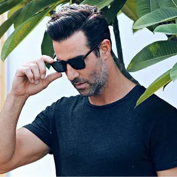 

Luxury Mens Sunglasses Men Brand Vintage square Leopard Sunglass Women 2020 Designer Small Rivet Sun Glasses For Woman