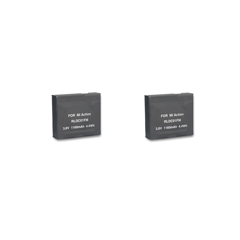 2 Аксессуары для спортивной камеры Xiaomi. RLDC01FM Сменный аккумулятор для Xiaomi Mijia 4K мини аксессуары для экшн-камеры - Цвет: 2