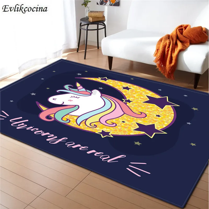 Единорог Alfombras Para La Sala абсорбирующий коврик для ванной открытый яркий коврик Grande Tapete Banheiro ковер Vloerkleed