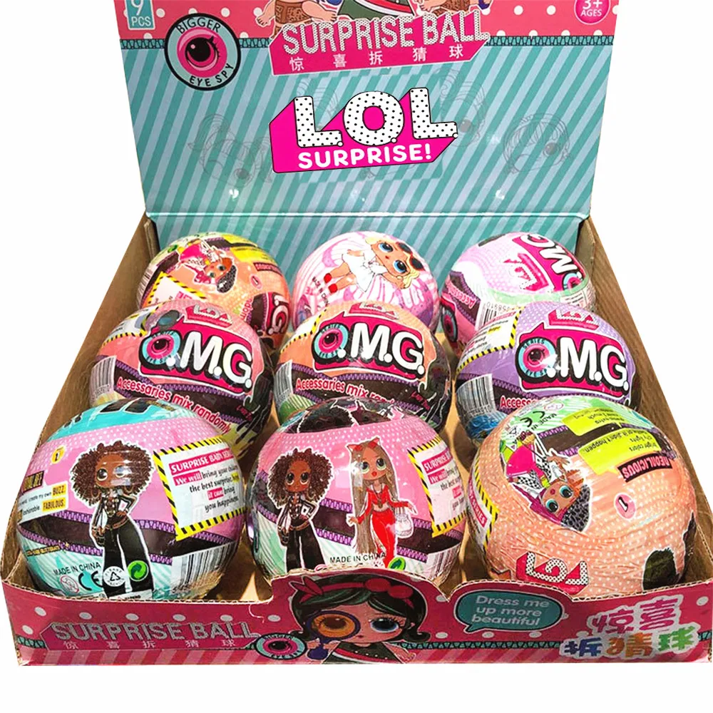 

Original Beautiful LOL Surprise egg Capsule LOLS DIY Manual Demolition Ball Blind Action Figure Collectibles Model Doll Girl Toy