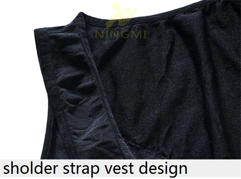 NINGMI Slimming Body Shaper Tummy Trimmer Hide Men Boobs Shapewear Underwear Corset Waist Trainer Muscle Chest Compression Shirt