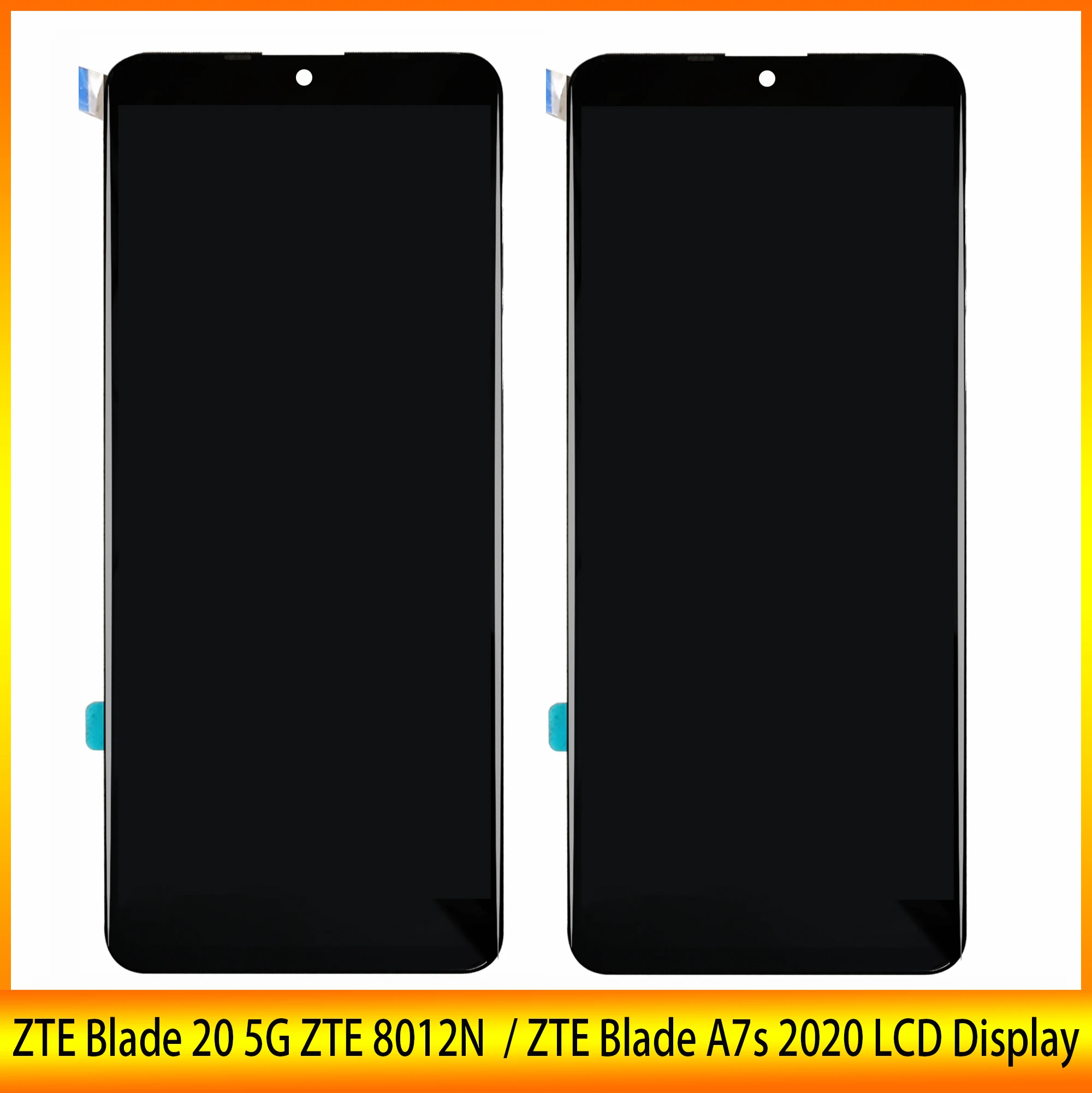Оригинальный ЖК-дисплей для ZTE Blade 20 5G 8012N / A7s 2020 кодирующий преобразователь