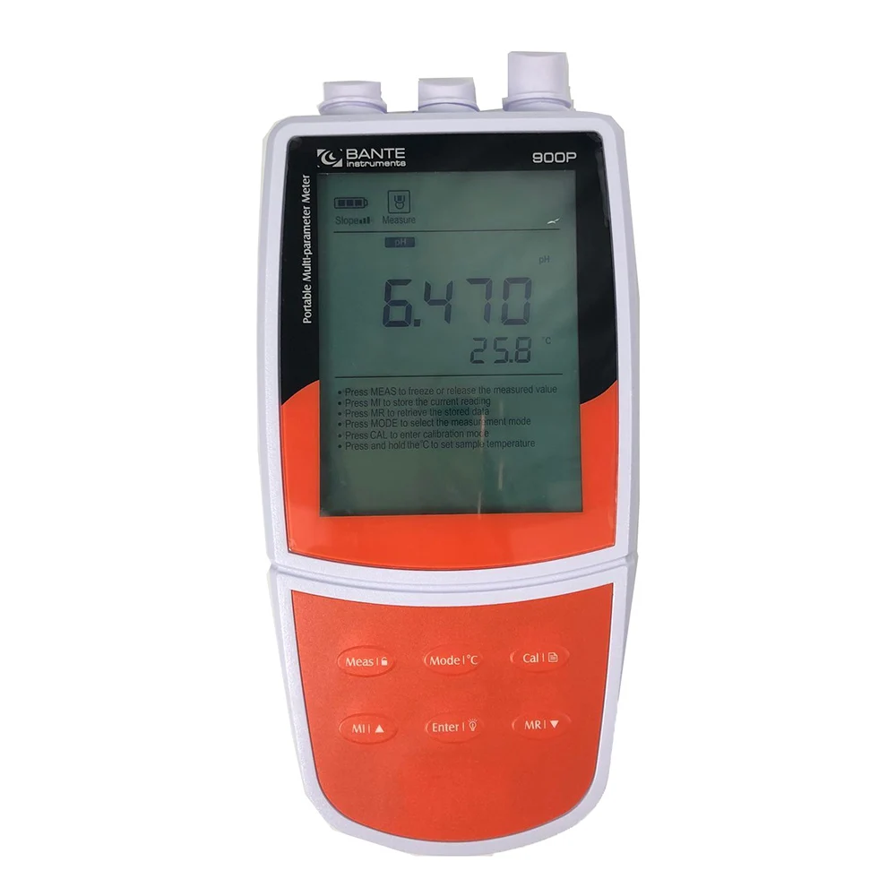 

Bante900P портативный pH/электропроводность/DO Meter с дальностью действия 0,00 ~ 20,00 мг/л