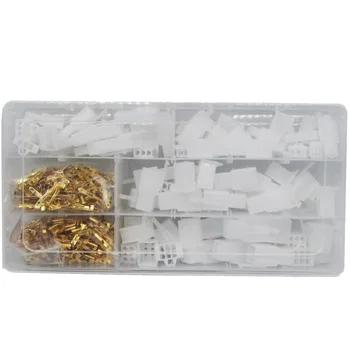 

40sets XH2.5 2/3/4/6pin Mix plug connector Terminal Kit Crimp Terminal Connector Kits Male Female socket plug for Motorcycle Car