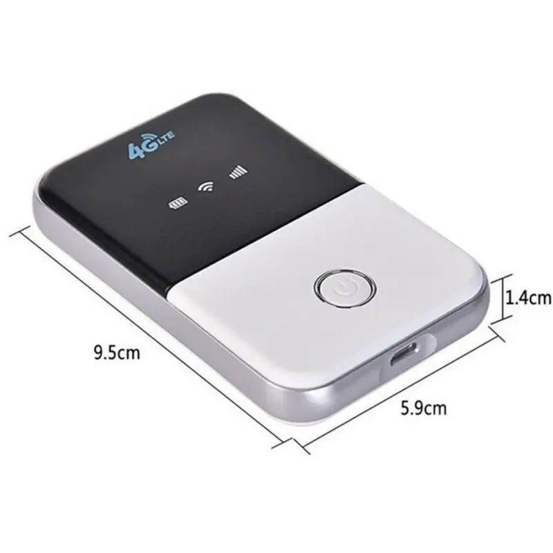 

Portable Mini 4G LTE Wireless Router 100M SIM Card Slot Personal WiFi Converter Signal Intensity For Travel!