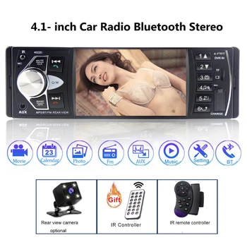 

car audio auto radio cassette player recorder autoradio 12v bluetooth 1 DIN radio coche FM MP3 MP4 MP5 SD TF USB Charger