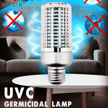

40W 130 LED UVC Germicidal Lamp Kill Dust Bacteria Ultraviolet Sterilizer Disinfection Light Bulb UV Sterilization Lamp