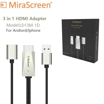 

HDMI Cable HDMI Adapter HDMI to USB Female 1080P USB HDMI Converter lighting Cable for Android for IOS Phone