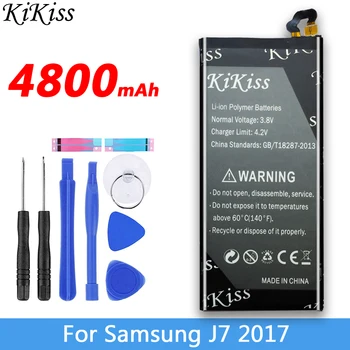 

4800mAh Battery For Samsung GALAXY J7 Pro 2017 SM-J730F SM-J730FM J730F J730G J730DS J730FM J730GM J730K Phone EB-BJ730ABE +Tool