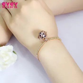 

1PC Essential Oil Diffuser Locket Bracelets Gold Bead locket Bracelets Perfume lockets for women