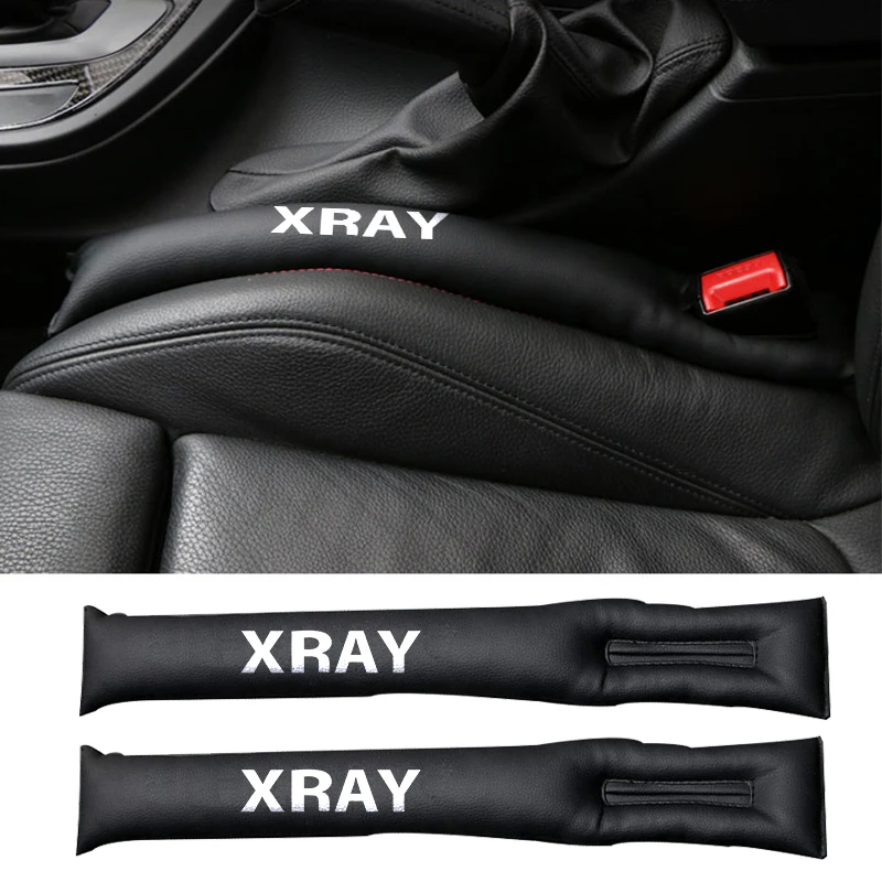 

2 pcs/set Car Seat Cushion Crevice Gap Stopper for Lada Xray PU Leather Leakproof Protector