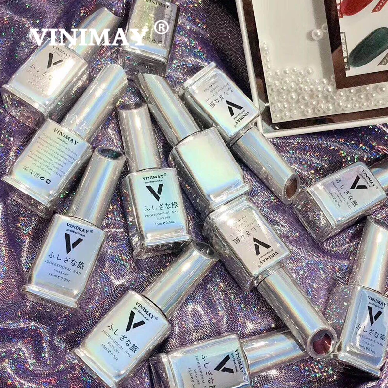 Гель лак VINIMAY для ногтей кошачий глаз полуперманентный УФ гель Праймер снимается