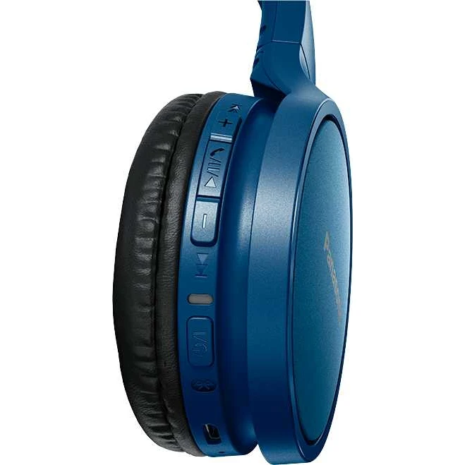 Гарнитура накладные Panasonic RP-HF410BG синий беспроводные bluetooth