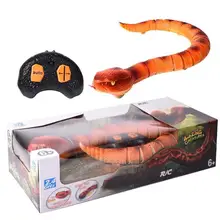 Новинка Rc змея Naja boa Viper пульт Дистанционного Управления Робот животное игрушка с USB кабелем Забавный страшный подарок на день рождения для детей