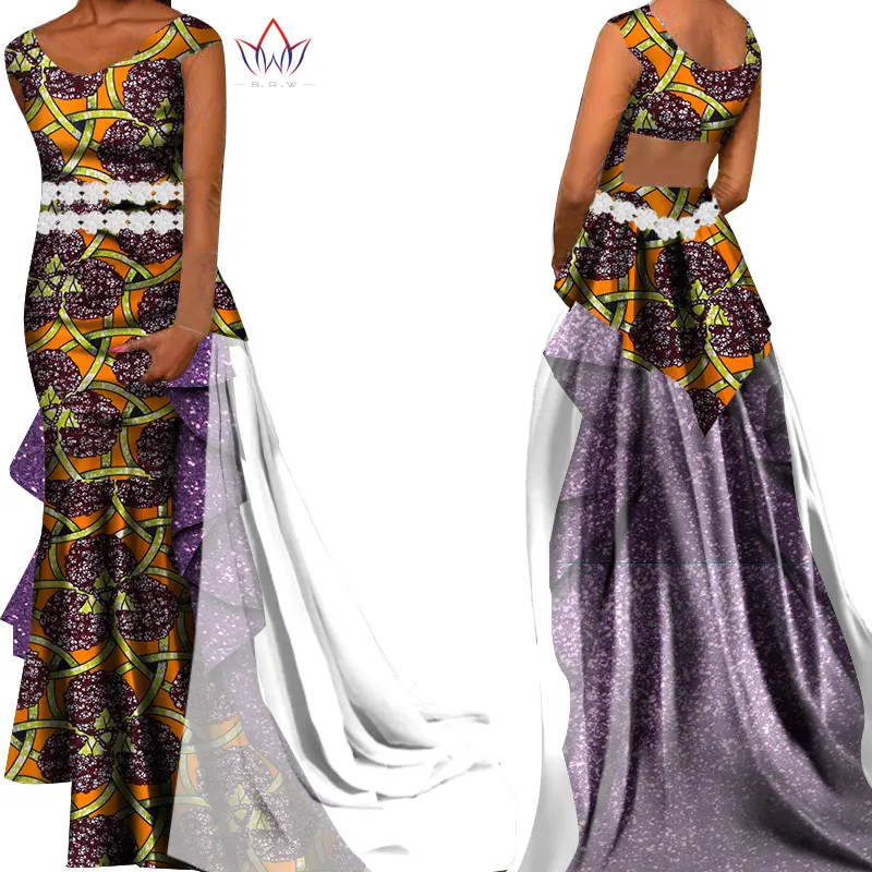 Платья без рукавов для женщин вечерние свадебные Повседневные платья африканская Дашики женские платья 2019 африканские платья для женщин