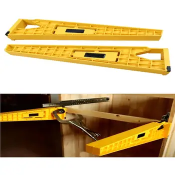 

2pcs Drawer Track Jig Installation Slider Jig Auxiliary Positioning Holder Fast Installation of Locator Mounting Cabinet Hardwar