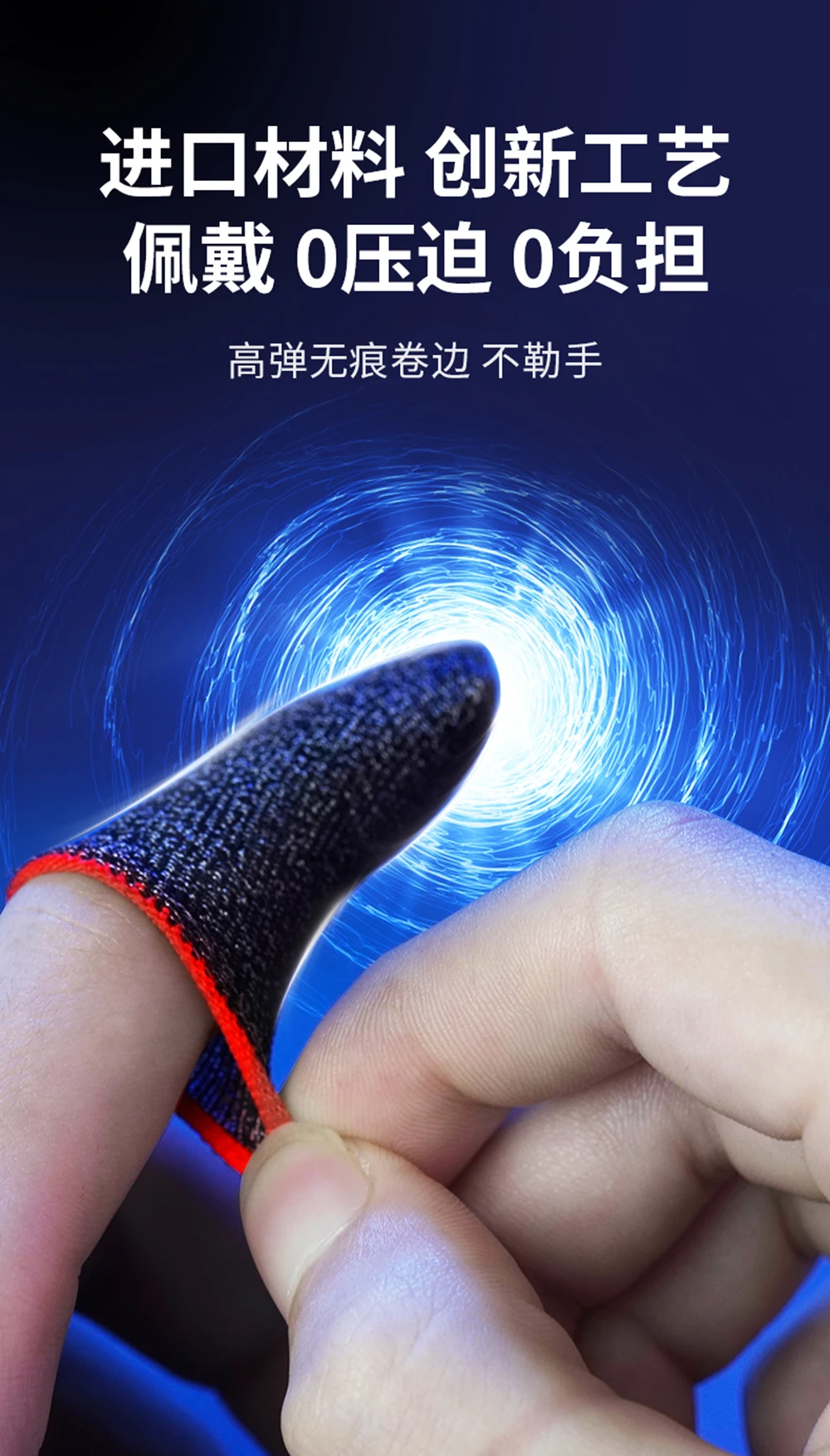 Original Betop F1 Game Controller Sweatproof Gloves For Phone Gaming,PUBG & Other Professional Touch Screen Silver/carbon fiber