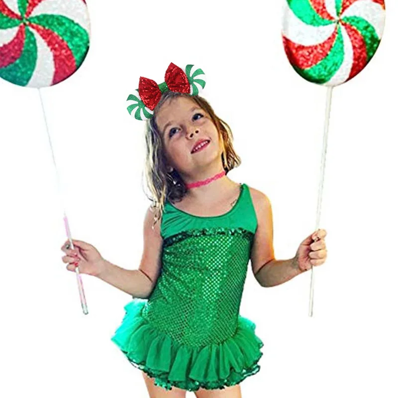 New Headband Valentine's Day Sequin Butterfly Hair Band Children Headdress Classic Red Candy Adult Kids Christmas