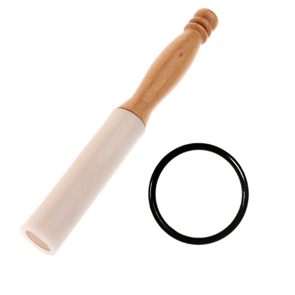 10inch Wooden Rubber  Mallet/Striker for Crystal Singing Bowls Quartz Tibetan Yoga Meditation Singing Bowl