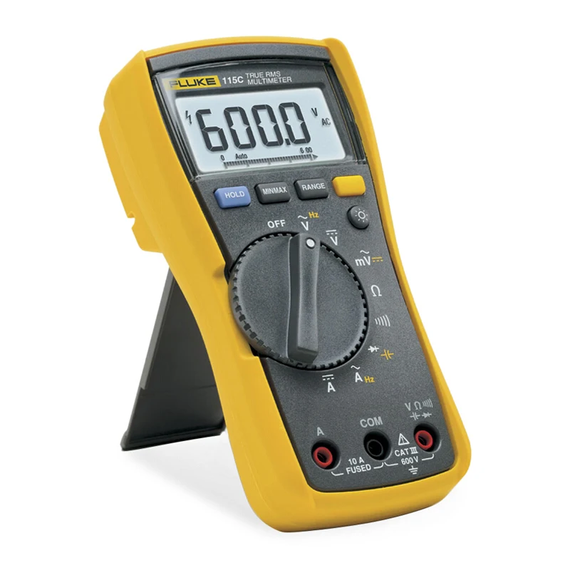 Цифровой мультиметр Fluke 115C профессиональный портативный цифровой