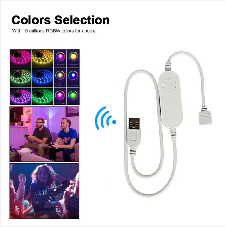TUYA Zigbee LED Light String Controller Smart 5V 12V 24V RGBW RGBWW RGB+CCT RGB Dimmer Controller Alexa Echo Plus Voice Control