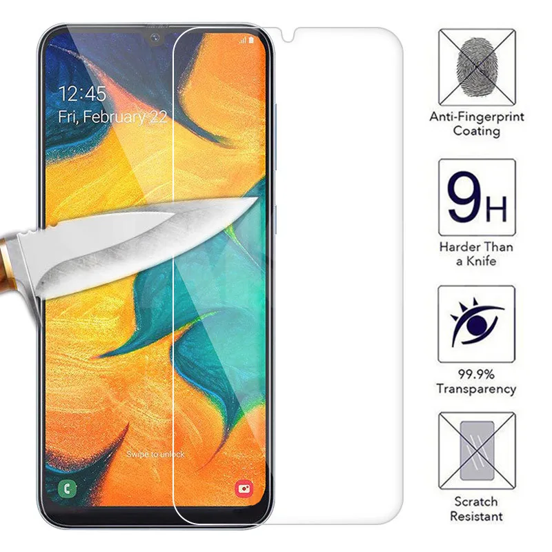

9H HD Protective Glass on the For Samsung Galaxy A30 A50 A20 A10 A40 Screen Protector Samsung A60 A70 A80 A90 Tempered Glass