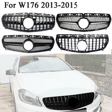 Передняя гоночная заготовка бампер решетка крышка для Mercedes Benz W176