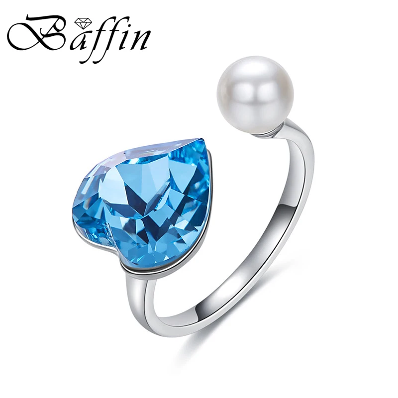 925 Fancy Colored 12.03-carat Colorless Blue Aquamarine CZ Three Stone Fine Ring