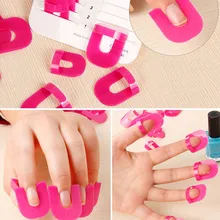 1 Набор ногтей анти-перелив клип непромокаемые DIY инструменты чистый лак для ногтей щит LDO99