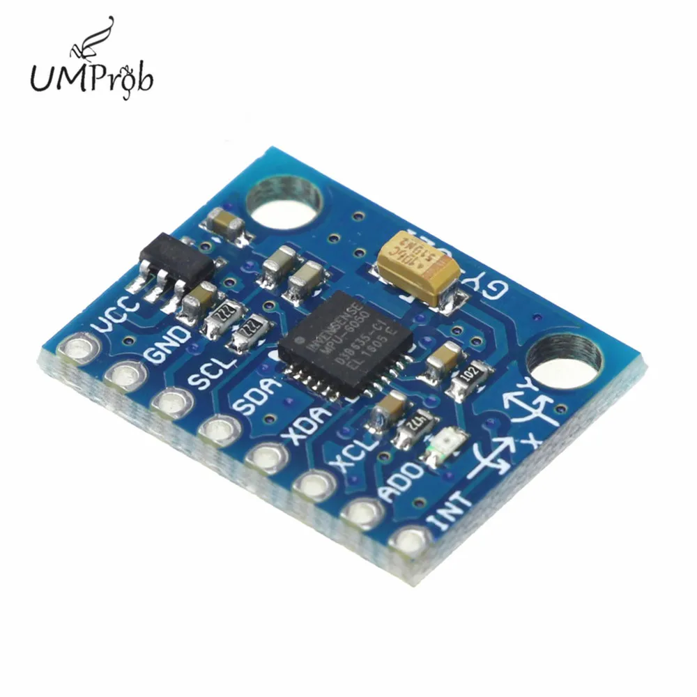 Фонарь с тремя осями управления и акселерометром для arduino|mpu 6050|gy 521mpu 6050 module |