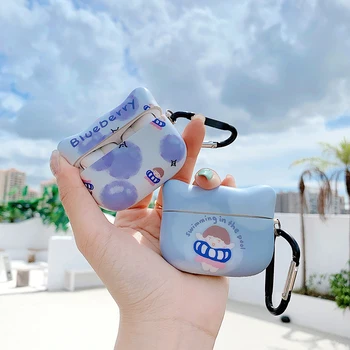 

NEW Cute Swimming girl 3D Cat ear case For AirPods pro charging box soft silicone Wireless bluetooth earphone protective Cover
