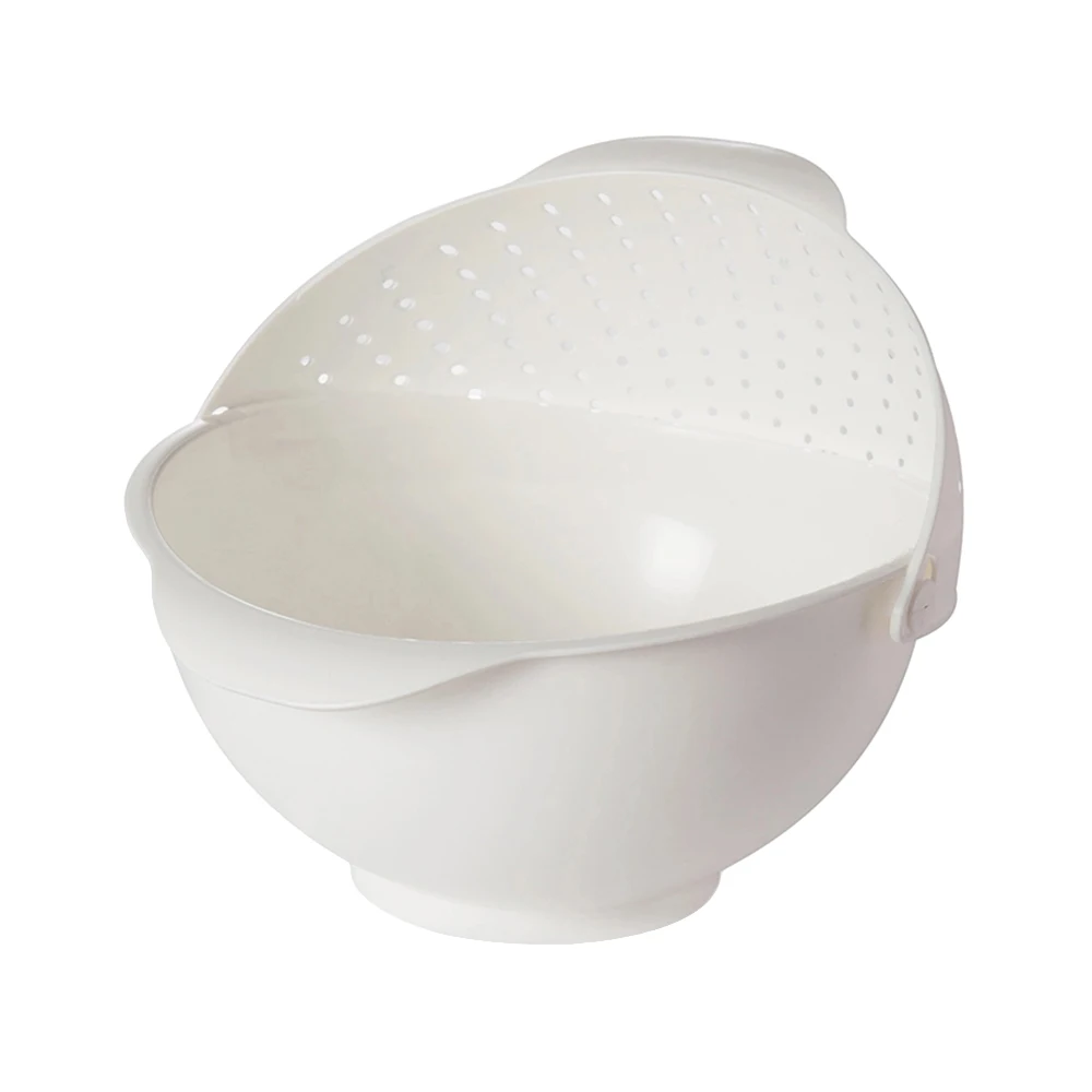 White Многофункциональная Корзина для мытья овощей и фруктов Mulyi - Цвет: White