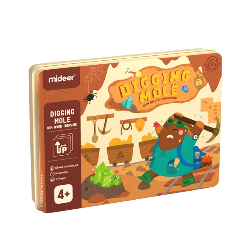 Mideer Magnetic Digging Mole Gem Brain Treasure Board Game Portable Fancy Sudoku Ladder Training Logic Toy Children Kids 4Y+ 5