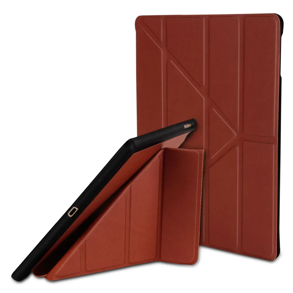Для ipad Pro 10,5 чехол Smart Cover для ipad Air 3 чехол с карандашом Магнитный чехол для ipad Pro 10,5 чехол силиконовый - Цвет: Brown